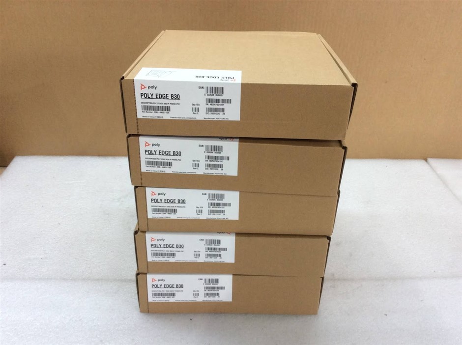 Poly Edge B30 IP Phone - New (Lot of 5)