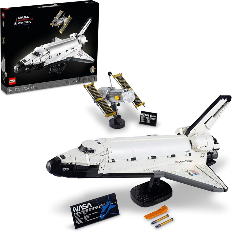LEGO® Icons NASA Space Shuttle Discovery 10283 Model Building Kit, Create T