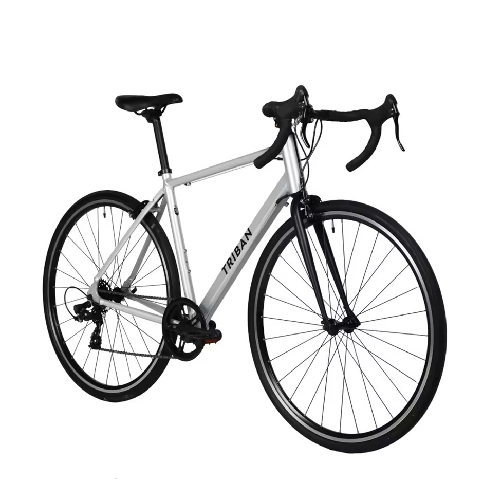 DECATHLON Triban RC 100 Road Bike 28". NB: Minor Use, Both Wheels Are Defla