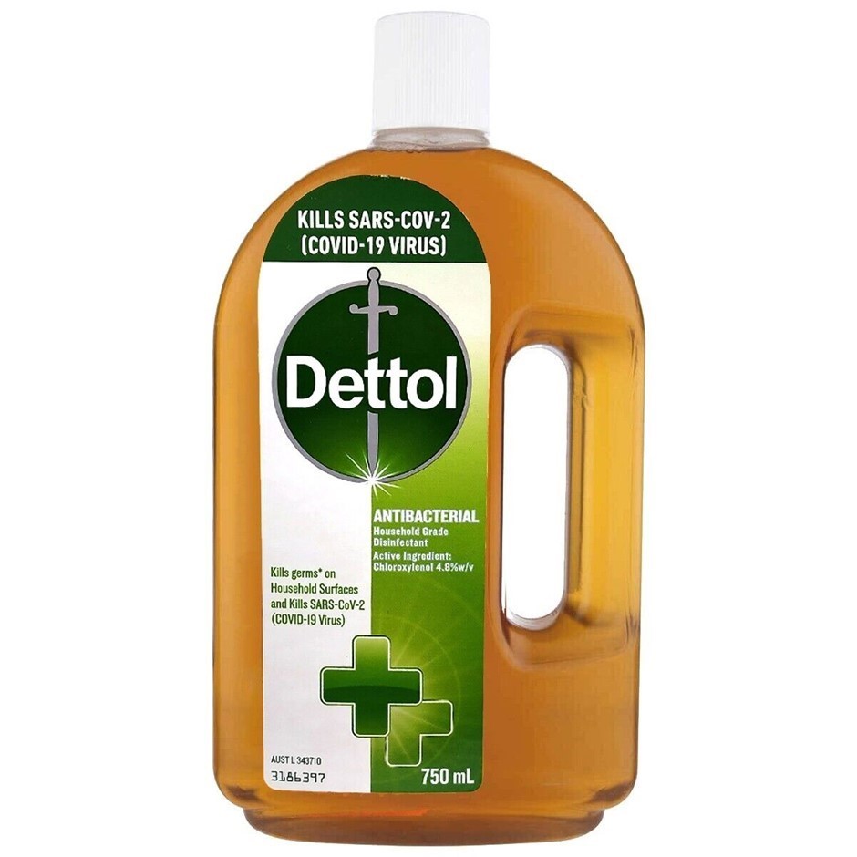 2 x DETTOL Antibacterial Household Grade Disinfectant 750mL, 3186397.