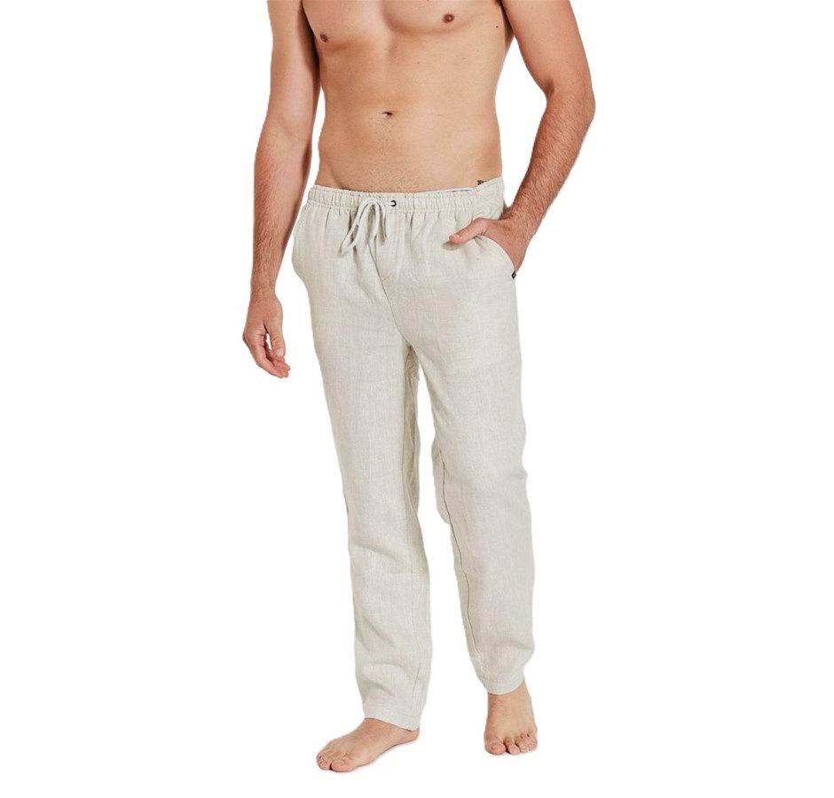 COAST Men's French Linen Pant, Size 3XL, 100% Linen, Sand, 21CCC500. Buyer