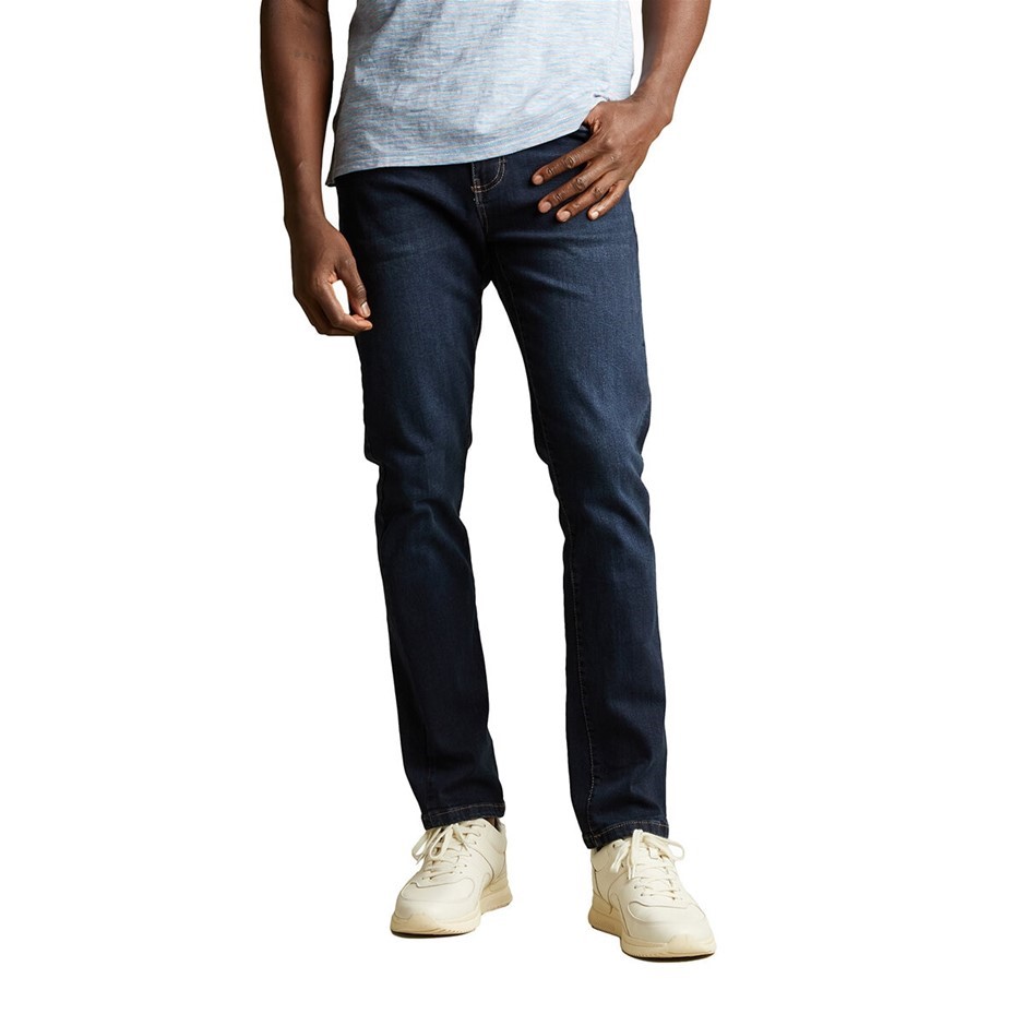 ENGLISH LAUNDRY Men's Harrow Straight Jeans, Size 34x32, 98% Cotton, Dark I