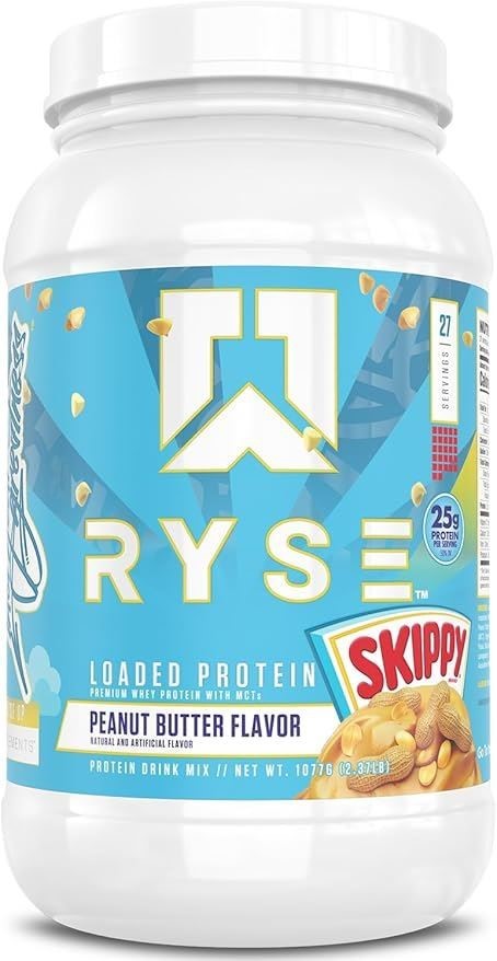 RYSE Loaded Protein Powder, Skippy Peanut Butter Flavour, 907g. Buyers Not