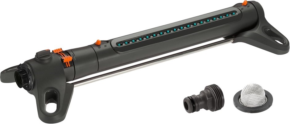 GARDENA 18714-80 AquaZoom Fully Adjustable Oscillating Sprinkler, for Flexi