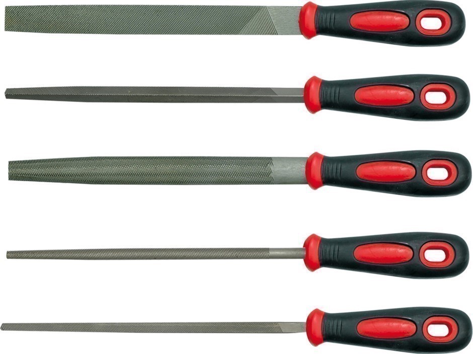 VOREL 5pc 200mm Steel File Set.