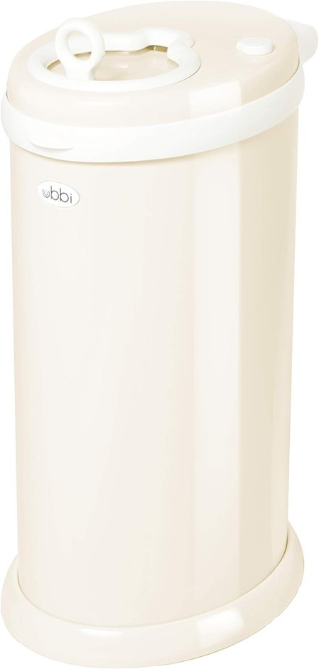 UBBI Diaper Pail Bin, Ivory.