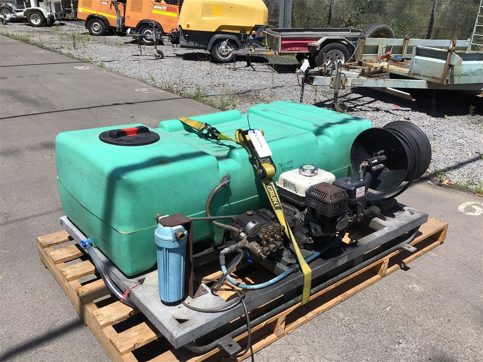 Used Petrol Pressure Washer with Water Tank