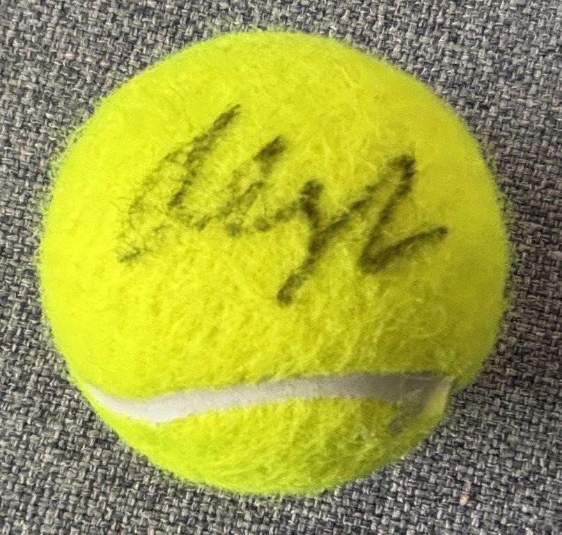 DANIIL MEDVADEV SIGNED WIMBLEDON TENNIS BALL