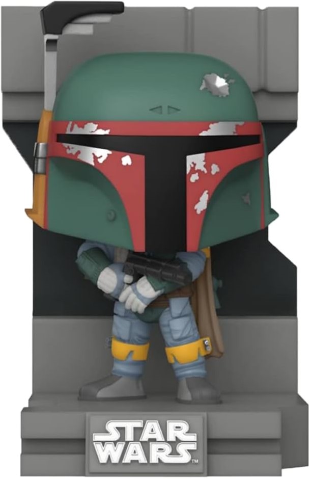 POP! FUNKO Star Wars - Boba Fett Metallic US Exclusive Deluxe Diorama Figur
