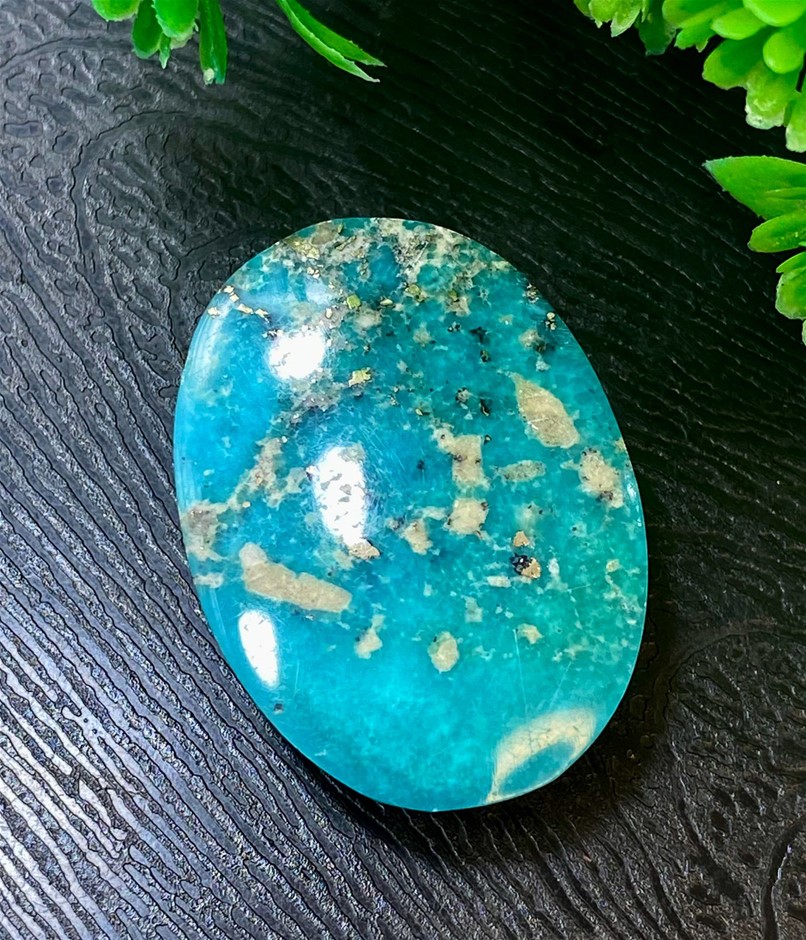 40.80 CT Quality Natural Pyrite Turquoise