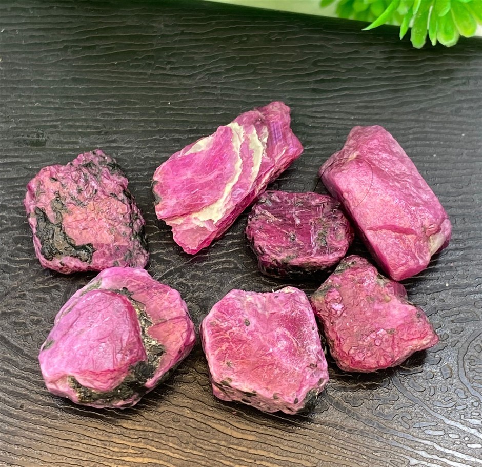 78.70 CT Lovely Reddish-Pink Natural Ruby Chunks