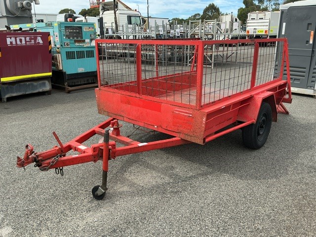 <p>2007 U-Tow Caged Single Box Trailer</p>