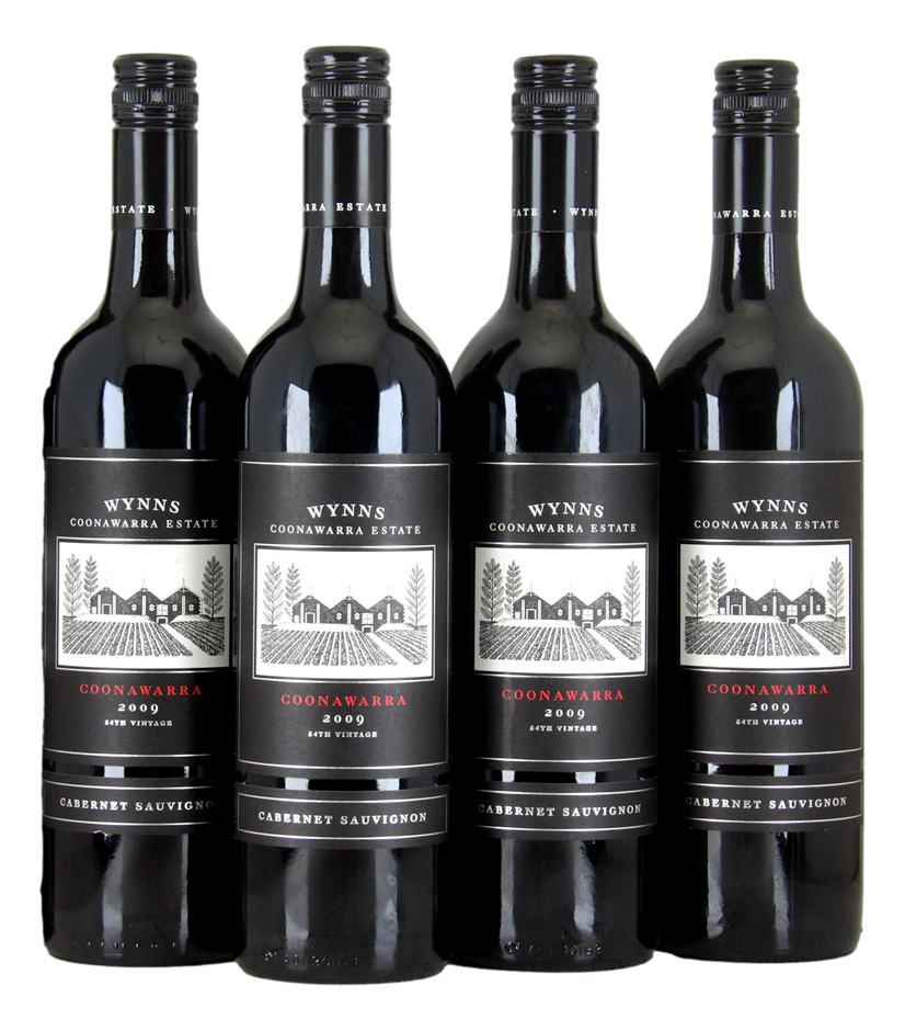 Wynns Estate Black Label Cabernet Sauvignon 2009 (4x 750mL), Coonawarra