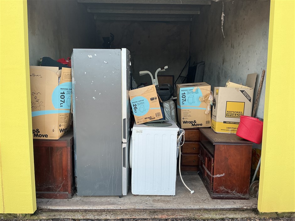 <p>Contents of Unpaid Storage Unit</p>
