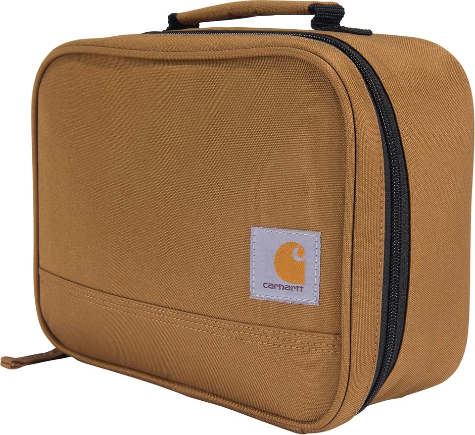 CARHARTT Insulated 4 Can Lunch Cooler, Fully Insulated, Durable Water Resis