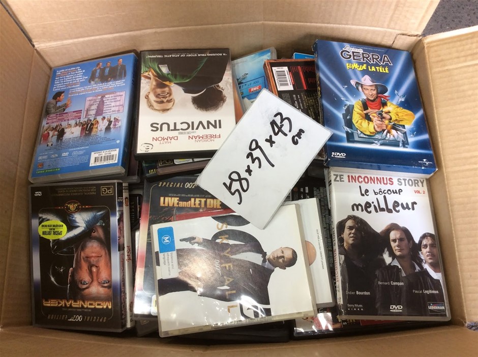 Mixed Different types of movie DVDs (58x39c43:cm)