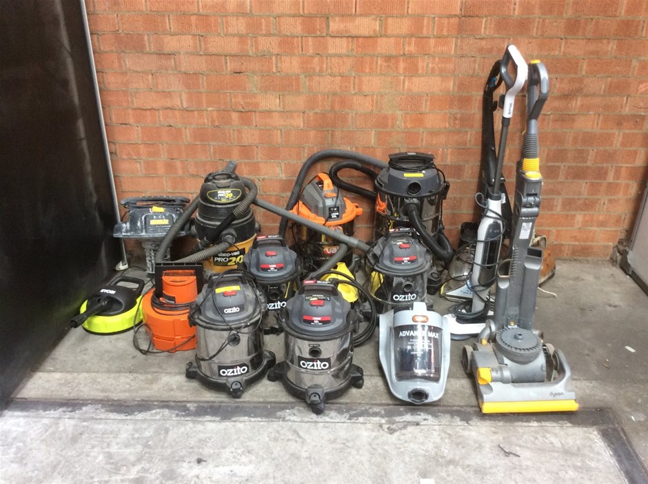 Mixed Brand Vacuum Cleaners Including Wet & Dry Vacuums And Upright Vacuums