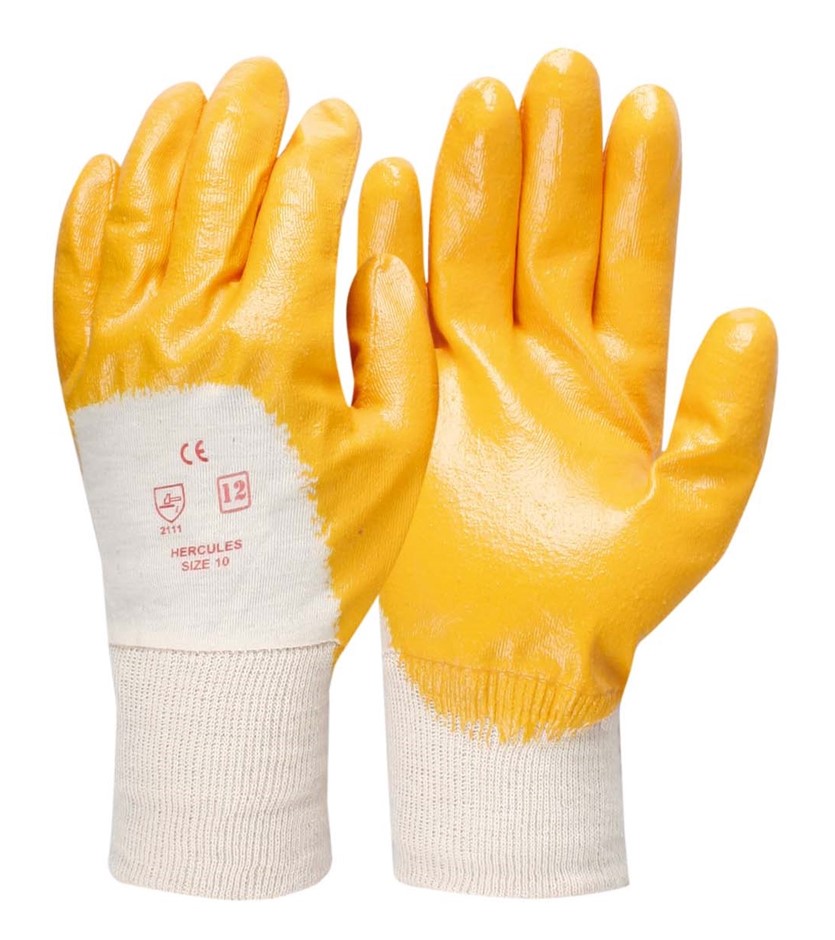 Approx. 60 x Pairs of Light Weight Nitrile Coated Gloves, Size M, With Inte