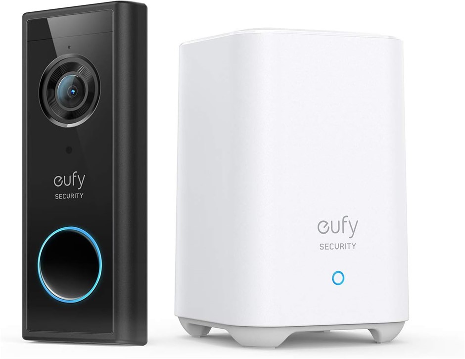 EUFY Security, Wireless Video Doorbell (Battery-Powered) with 2K HD, No Mon