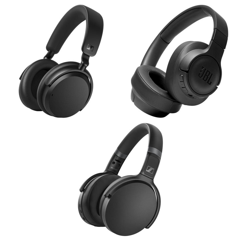 3 x Assorted Wireless Headphones. 1 x SENNHEISER ACCENTUM. 1 x JBL Tune 760