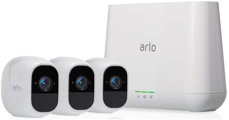 ARLO TECHNOLOGIES Pro 2 Camera System, 3 Cameras, Inbuilt Alarm System, Wor