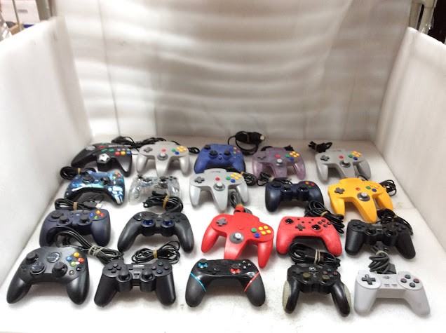 Logitech Mixed Brand and Model Controllers (Lot of 20)