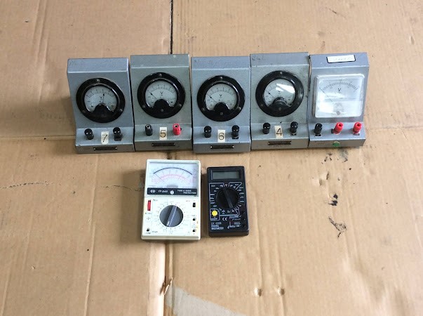 Kobayashi & Digital Multimeter & Analog Multimeter Mixed Brand (Lot of 7)