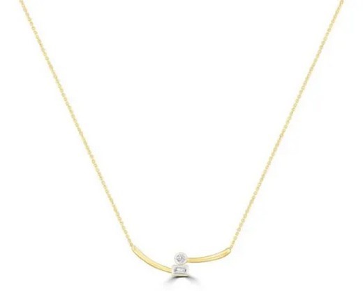 9K Yellow GLD 0.15CT HI I1 DIAMOND SAPPHIRE RNG