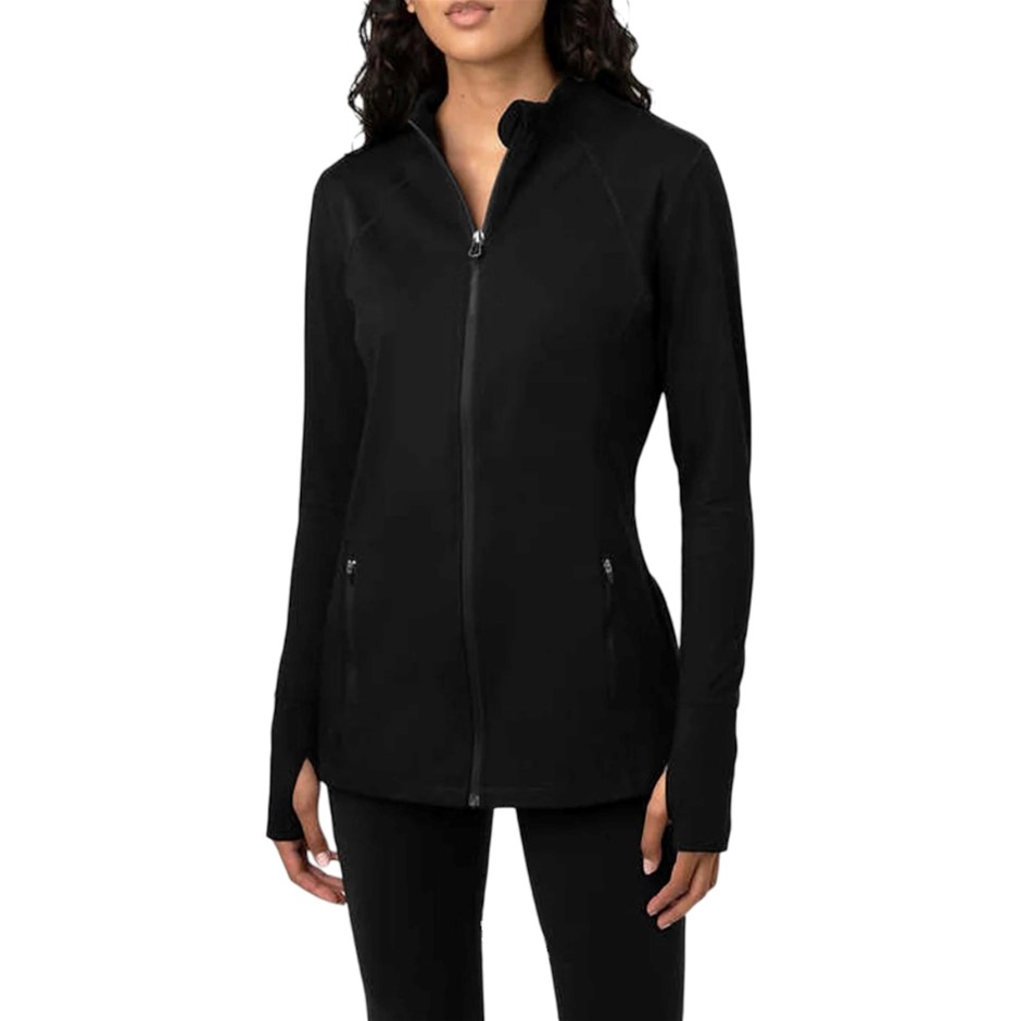 TUFF Women's Vida Athletic Jacket, Size L, Black. Buyers Note - Discount F