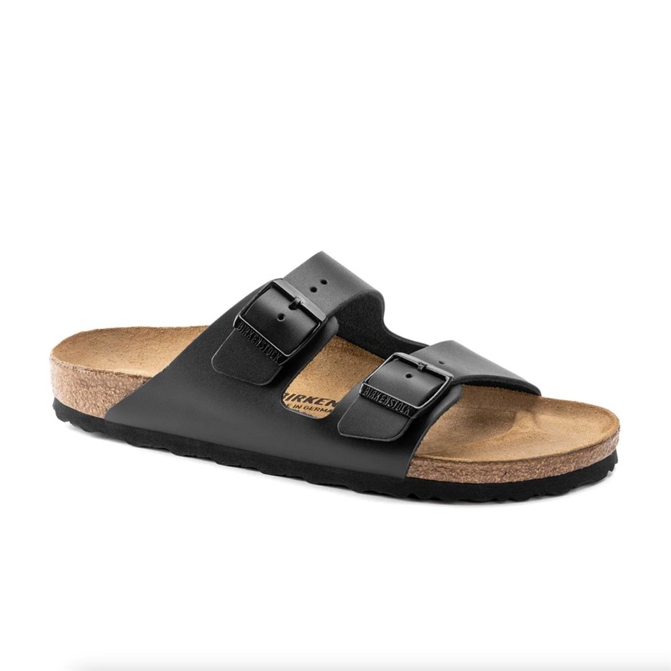 BIRKENSTOCK Arizona BS Sandals, Size 42, Black. Buyers Note - Discount Fre