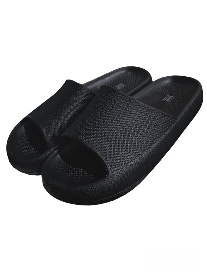 32 DEGREES Unisex Cushion Slides, Size S (W 6-7, M 4-5), Black, T3SLPSA1CA.