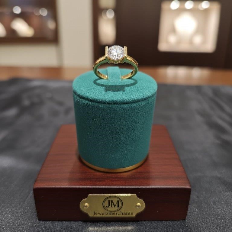 18K/ITALY Solid Yellow Gold Filled Ring -Quality Guarantee-9 US