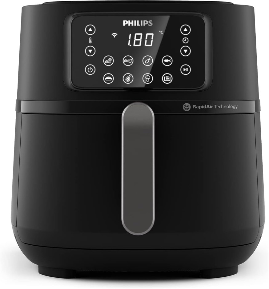 PHILIPS 5000 Series Air Fryer XXL Connected HD9285/90. NB: USED, TEST OK