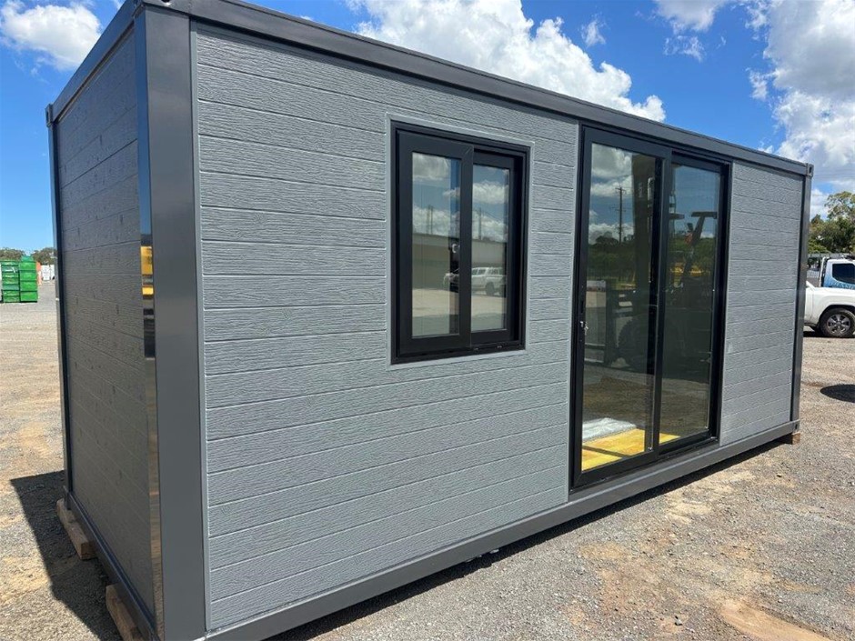 20ft Open Plan Office / Accommodation (Grey)(Unused)