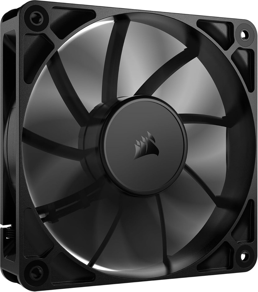 CORSAIR RS120 120mm PWM Fan Daisy-Chain Connection, Single Pack, Black