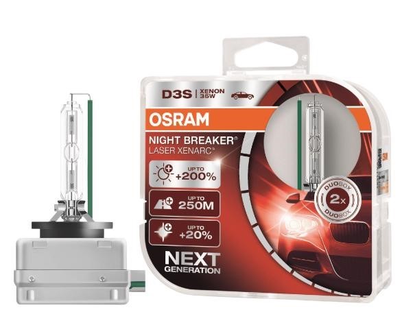 OSRAM XENARC Night Breaker Laser D3S, 200% more brightness, HID xenon bulbs