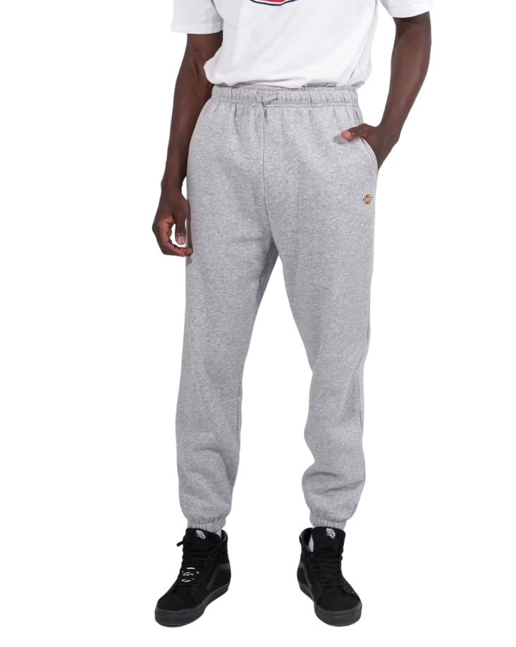 DICKIES Men's Fleece Track Pant, Size M, Cotton/Polyester, Grey Marle. NB: