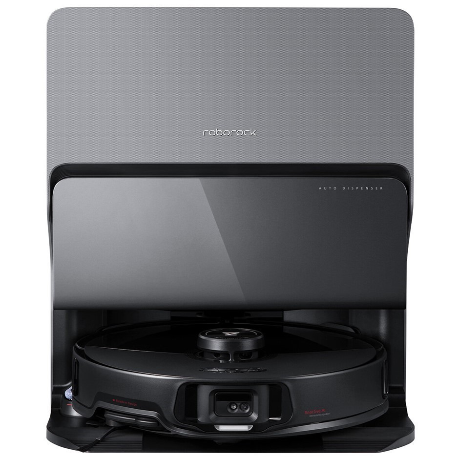 ROBOROCK S8 MaxV Ultra Robotic Vacuum Cleaner, Model RR-S8MVU52-03-BLK. NB: