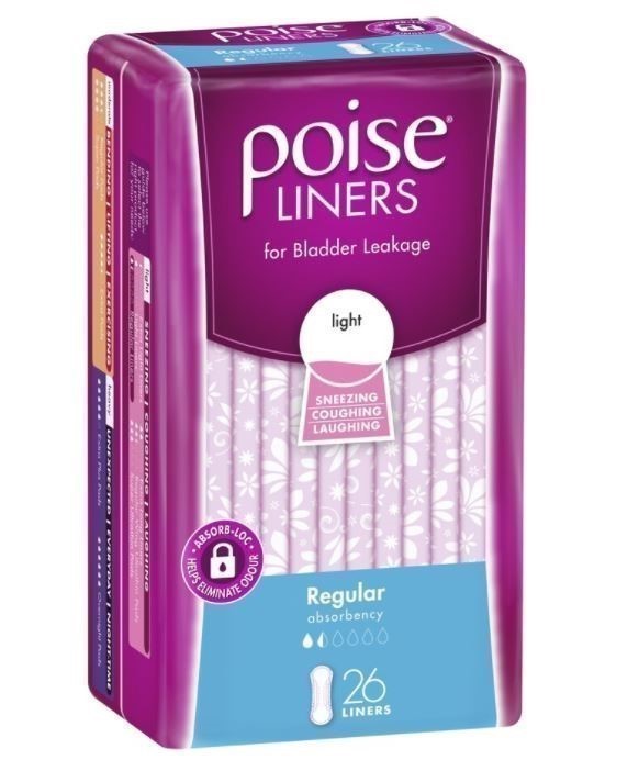 2 x POISE 78pk Liners, Regular Absorbency. N.B. Damaged packaging. Buyers