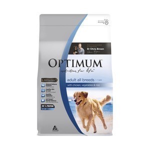 OPTIMUM Adult Chicken, Rice & Vegetable, 1-7 Years, Dry Dog Food, 18kg. N.B