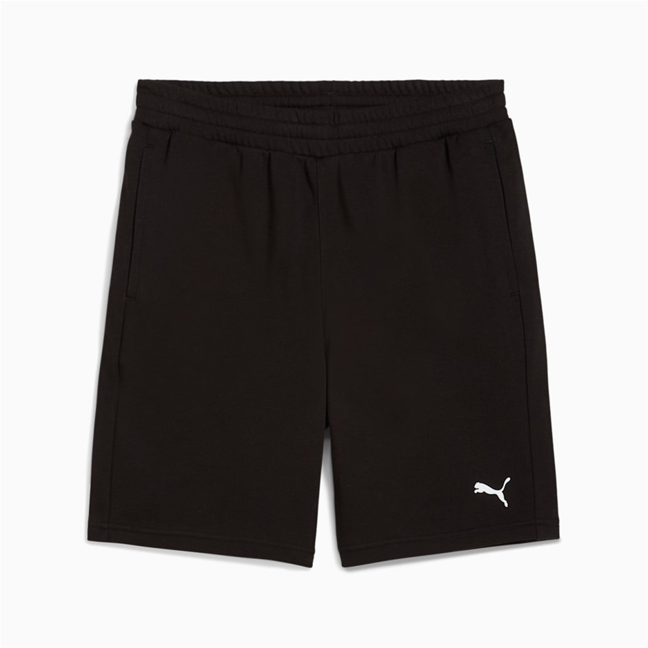 PUMA Men's Tad Essentials 8" Knit Short, Size M, 70% Cotton, Black (01), 21