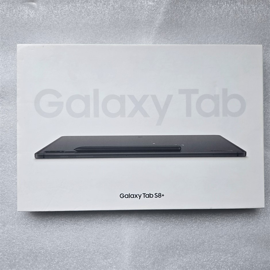 Brand New Samsung Galaxy Tab S8+ SM-X800 256GB, Wi-Fi, 12.4 in - Graphite