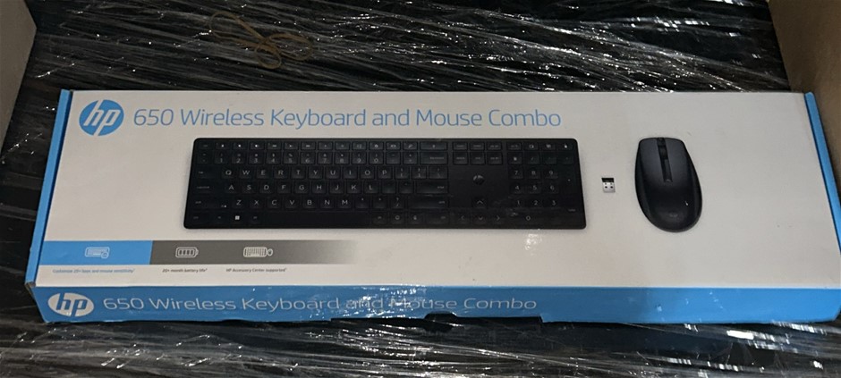 HP 650 Wireless Keyboard & Mouse Combo