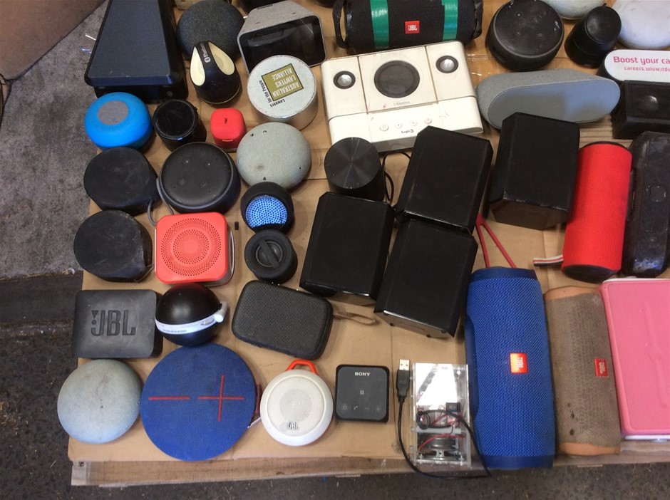 Mixed Brand Bluetooth Speakers And Smart Speakers Lot (Lot of 85)