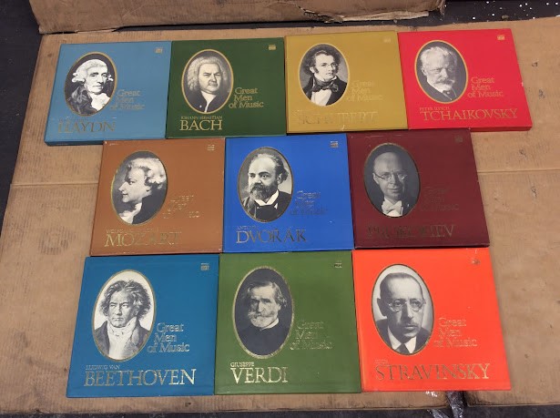 Great Men of Music Vinyl Lp Records (Lot of 10)