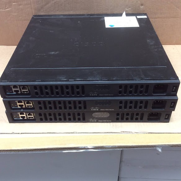 Cisco 4300 Series ISR4331 Integrated Services Routers (Lot of 3)