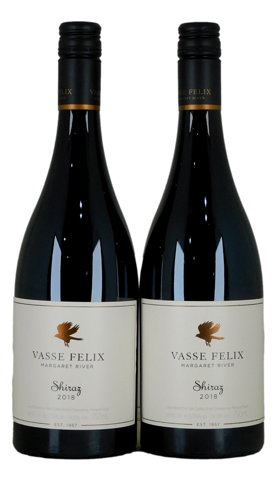 Vasse Felix Shiraz 2018 (2x 750mL), Margaret River.
