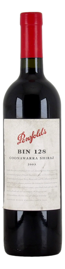 Penfolds `Bin 128` Shiraz 2003 (1 x 750mL) South Australia.