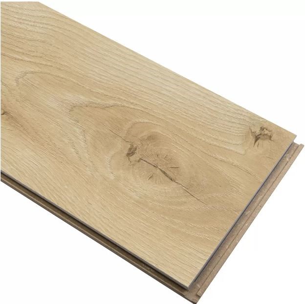 6 Pieces GOLDEN SELECT Oslo Light Oak Laminated Flooring Planks, Covers 1.1