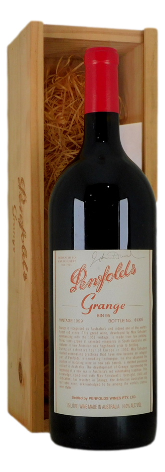 Penfolds Bin 95 Grange 1999 Signed by John Duval (1x 1.5L Magnum)